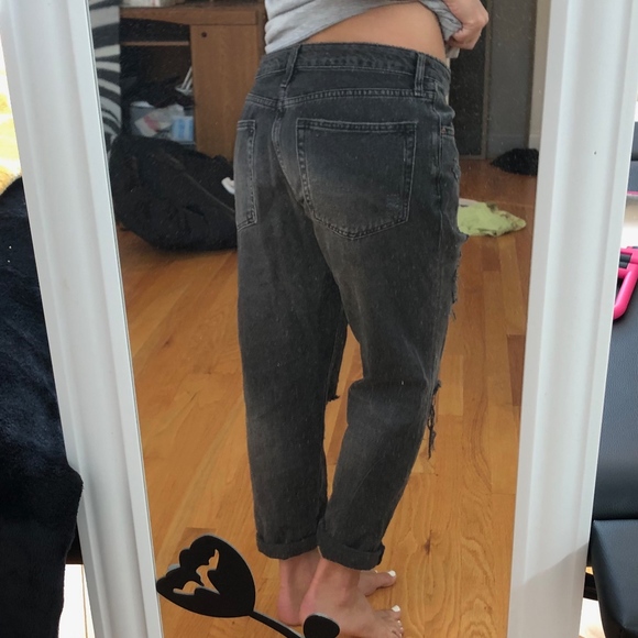 Cropped TopShop Boyfriend Jeans - Picture 4 of 4